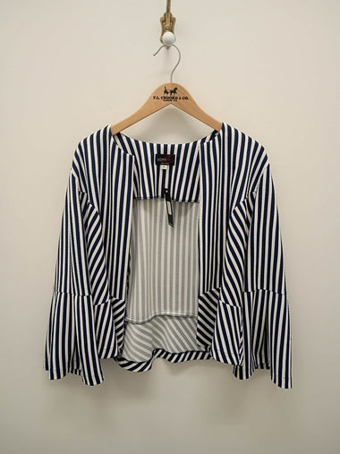 Women's Zoe & Claire | Short Blazer | Navy/White