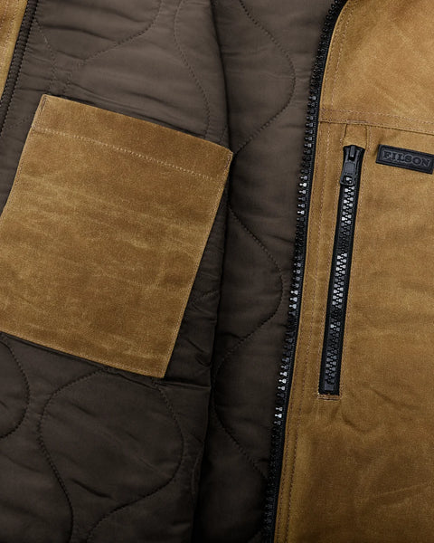 Men's Filson | Tin Cloth Insulated Vest | Dark Tan