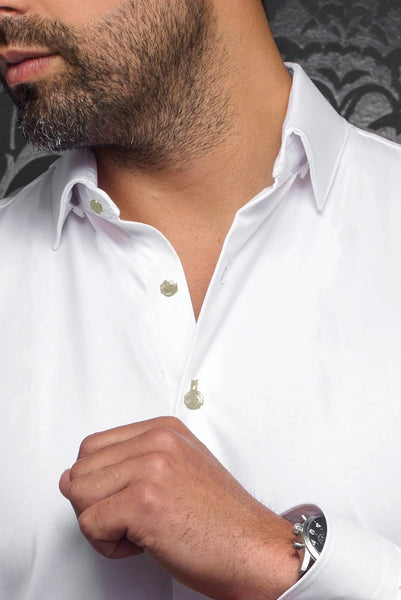 Men's Au Noir | Polo Shirt Alexander SLD | White Stone