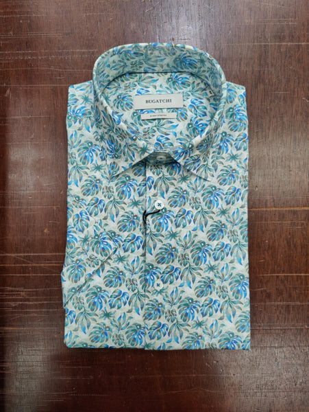 Men's Bugatchi | Woven Sportshirt | Menthol