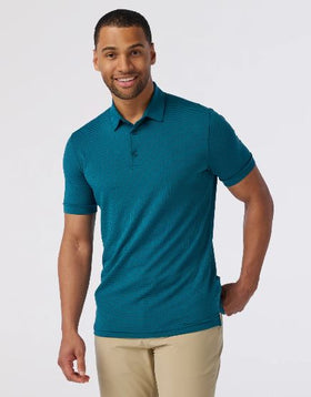 Men's Mizzen + Main | Copa SS Polo | Dark Teal