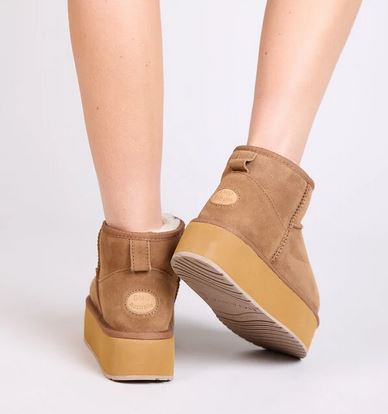 Women's Emu | Stinger Micro Flatform | Chestnut