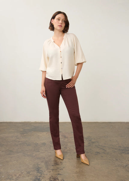 Women's French Dressing | Colorful Button Shirt | Cream