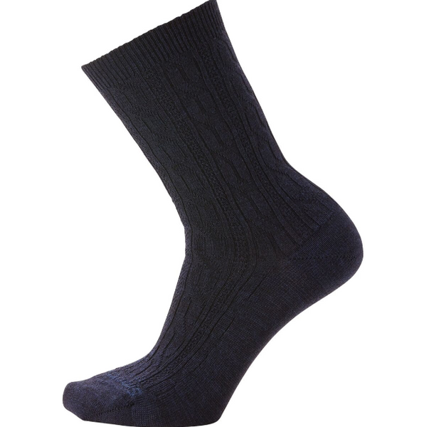 Women's Smartwool | Everyday Cable Crew Socks | Deep Navy Heather