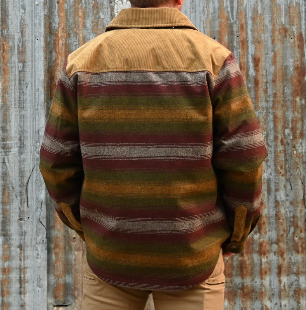 Pendleton Timberline Shirt Jacket Men s Red Olive Plaid L