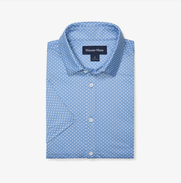 Men's Mizzen + Main | Halyard Short Sleeve | Provence Blue