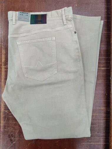 Men's Alberto | 1577 Pipe Regular Fit | Khaki Heather