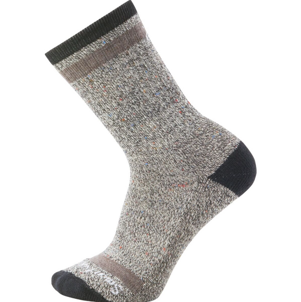 Men's Smartwool | Everyday Cozy Larimer Crew Socks | Black-Taupe Heather