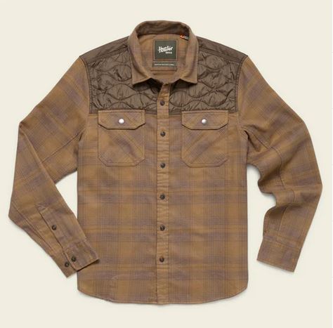 Men's Howler Bros | Quintana Quilted Flannel | Swamp