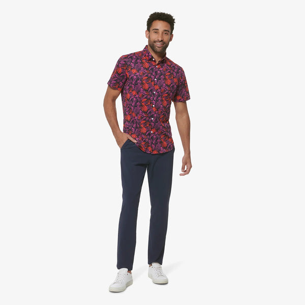 Men's Mizzen + Main | Halyard Short Sleeve | Hibiscus Palm Print