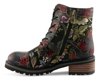 Women's L'Artiste | Fantastic Lace-Up Boot | Black Multi