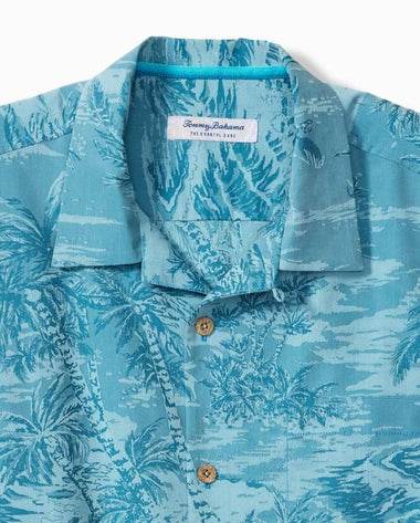 Men's Tommy Bahama | Costa Wave Starboard Stripe Hoodie | Saxony Blue