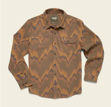 Men's Howler Bros | Harker's Flannel | Sediment Jacquard : Camel