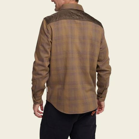 Men's Howler Bros | Quintana Quilted Flannel | Swamp