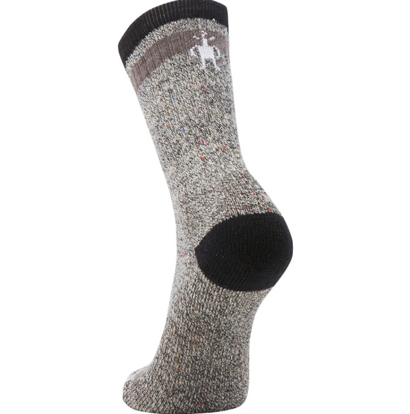 Men's Smartwool | Everyday Cozy Larimer Crew Socks | Black-Taupe Heather