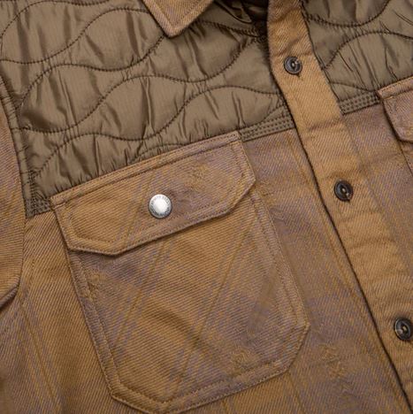 Men's Howler Bros | Quintana Quilted Flannel | Swamp