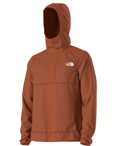 Men's The North Face |  Canyonlands Hooded Fleece Jacket | Earthen Copper