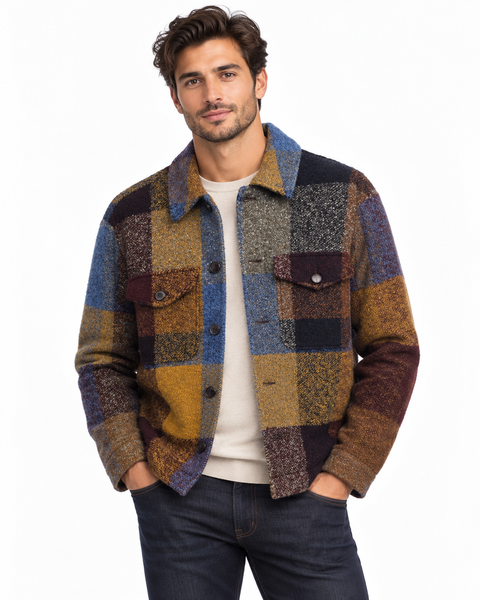 Men's BOB The Original Company | Plaid Shirt Jacket | Multicolor