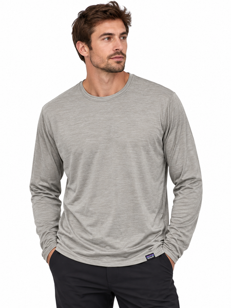 Men's Patagonia | Long Sleeve Capilene Cool Daily Shirt | Seabird Grey