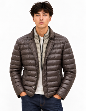 Men's Milestone | MS Benson Leather Jacket | Dark Brown