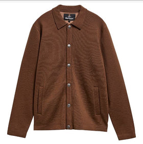 Men's Barbour | Florcombe Knitted Cardigan  | Dark Sand