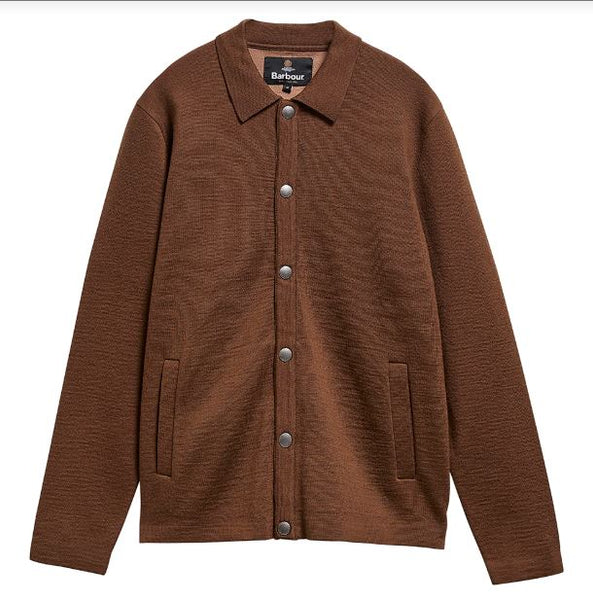 Men's Barbour | Florcombe Knitted Cardigan  | Dark Sand