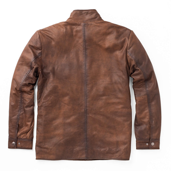 Men's Madison Creek | Frisco Leather Jacket | Tobacco