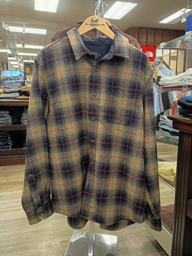 Men's Pendleton | Long Sleeve Plaid Wool Woven Shirt | Cool Plaid