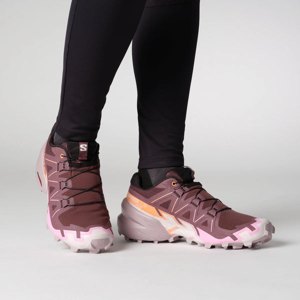 Women's Salomon | SPEEDCROSS 6 Trail Running Shoe | Catawba Grape/Papaya
