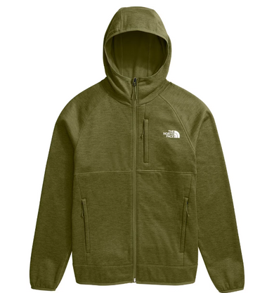 Men's The North Face |  Canyonlands Hooded Fleece Jacket |  Forest Olive Green