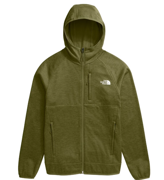 Men's The North Face |  Canyonlands Hooded Fleece Jacket |  Forest Olive Green