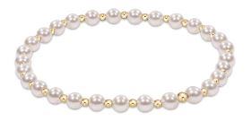 Woman's eNewton | Greatful Pearl Bracelet | Pearl & Gold