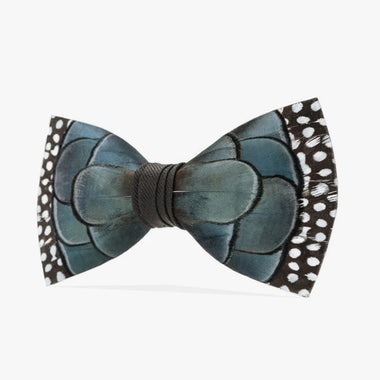 Men's Brackish | Feather Bow Tie | Green Pond