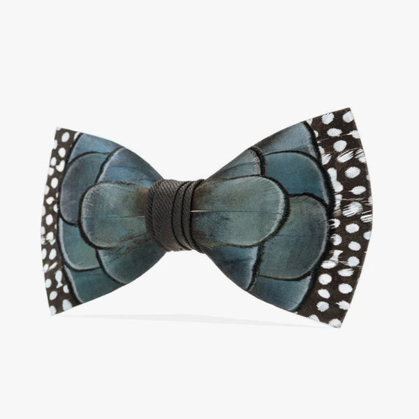 Men's Brackish | Feather Bow Tie | Green Pond