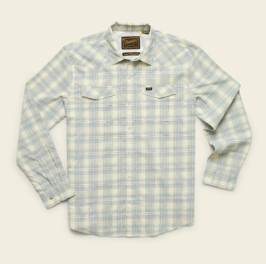 Men's Howler Bros | H Bar B Tech Longsleeve | Barrett Plaid: Pool