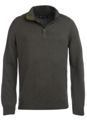 Men's Barbour | Cotton Half-Zip Jumper | Olive
