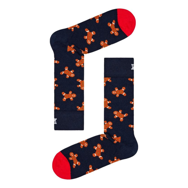 Men's Happy Socks | 4-Pack Gingerbread House Socks Gift Set | Multi