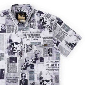 Men's RSVLTS | The Godfather "Headlines" | White Detail