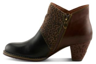 Women's L'Artiste | Here Kitty Leopard Boot | Black Multi