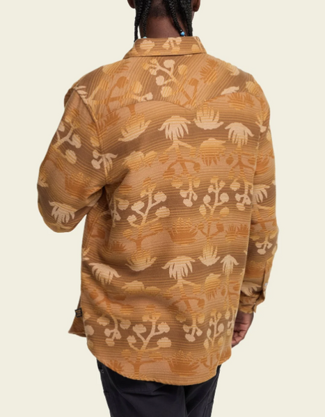 Men's Howler Bros | Sheridan Flannel | Maguey Mirage : Camel