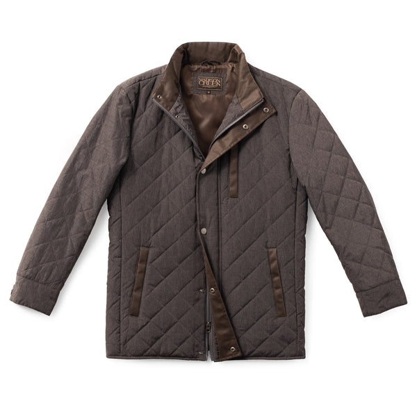 Men's Madison Creek |  Highlands Diamond Quilted Nylon Jacket | Steel Grey