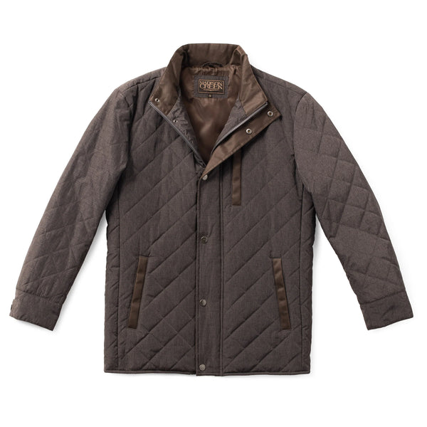 Men's Madison Creek |  Highlands Diamond Quilted Nylon Jacket | Steel Grey