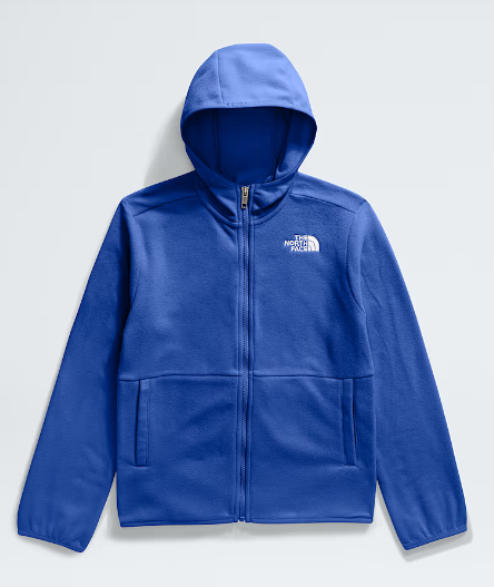 The North Face Glacier Full Zip Hooded Jacket Kids TNF Blue M