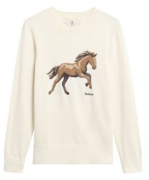 Women's Barbour | Homeswood Knit Sweater | Ecru
