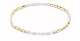 Woman's eNewton | Hope Blissful Gold Bracelet | Silky White