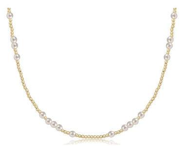 Woman's eNewton | Hope Unwritten Pearl 4mm | Gold