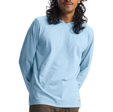 Men's The North Face | L/S HTG Hoodie Tee | Steel Blue Heat