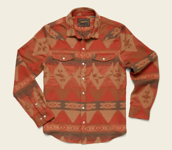 Men's Howler Bros | Sheridan Flannel | Milta Motifs: Terracotta