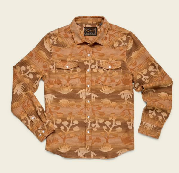 Men's Howler Bros | Sheridan Flannel | Maguey Mirage : Camel