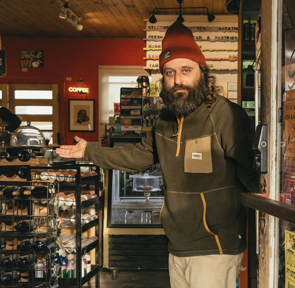 Men's Howler Bros | Free Range Fleece Pullover | Army